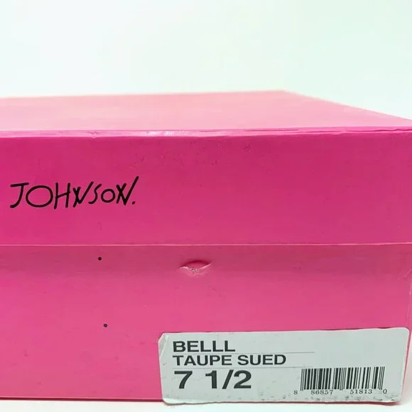 Betsey Johnson Belll Taupe Suede Mary Janes - Picture 5 of 10